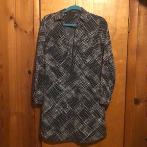 Limited blue patterned dress. SZ Small